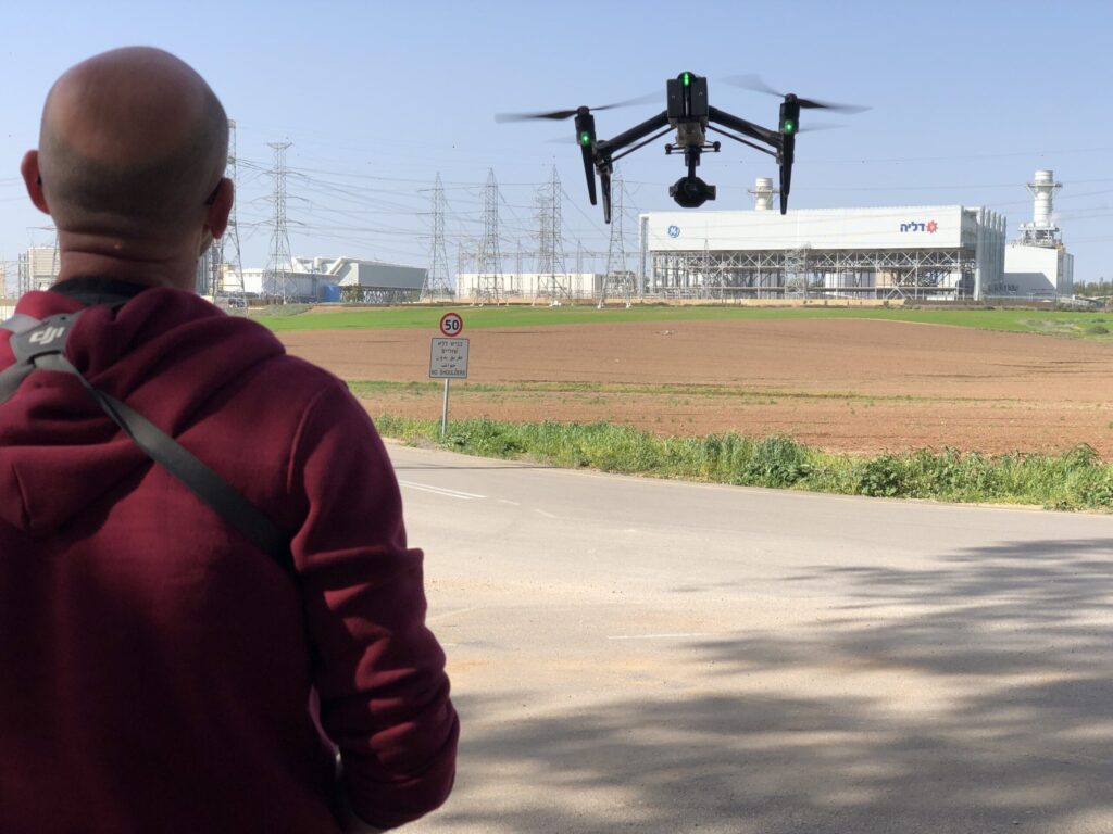 drone aerial filming in Israel & Palestine
